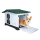 thumbnail image 1 of Casa para perro Mediano / Chico MascoAmigo con Puerta Metalica-Termica-de plastico 91.5x69x66 cm Verde, 1 of 8
