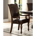 thumbnail image 2 of Traditional Dining Room 7pc : Extendable Brown Cherry Table, 2 Armchairs & 4 Side Chairs, Upholstered Table And Chair 7pc: Cherry, With Leaf, Chairs, 2 of 7