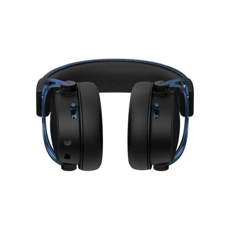 HyperX - Cloud Alpha S Wired 7.1 Surround Sound Gaming Headset for PC with Chat Mixer and Adjustable Bass - Blue/Black
