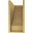 thumbnail image 4 of 9"W x 18"D x 18"H Classic Alpine Rough Cedar Woodgrain TimberThane Corbel, Primed Tan, 4 of 6