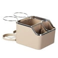 thumbnail image 4 of Reposabrazos para coche, caja de almacenamiento, portavasos, accesorio interior, soporte para teléfono Beige, 4 of 6