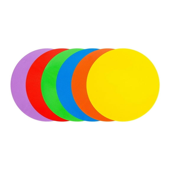 yotijay Flat Cones s Markers,Soccer Training Equipment,Colored,Sit s Field Court 6pcs