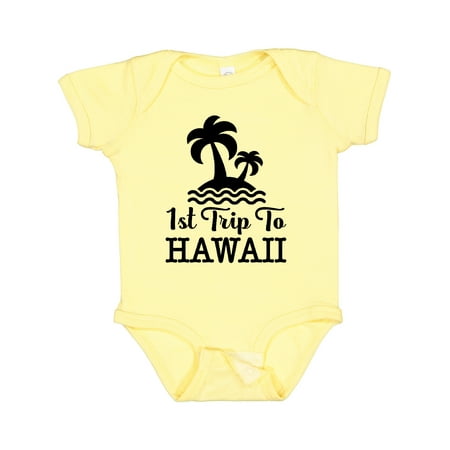 

Inktastic First Trip to Hawaii Vacation Gift Baby Boy or Baby Girl Bodysuit