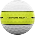 thumbnail image 4 of Pelota de golf Callaway Chrome Tour 360 Stripe amarilla 24 unidades, 4 of 4
