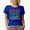 Royal Blue, variant on Have a Holly Jolly Christmas, Winter Season or Party Themed, Groovy Retro Wavy Text Merch Gift, Black T-Shirt, Large