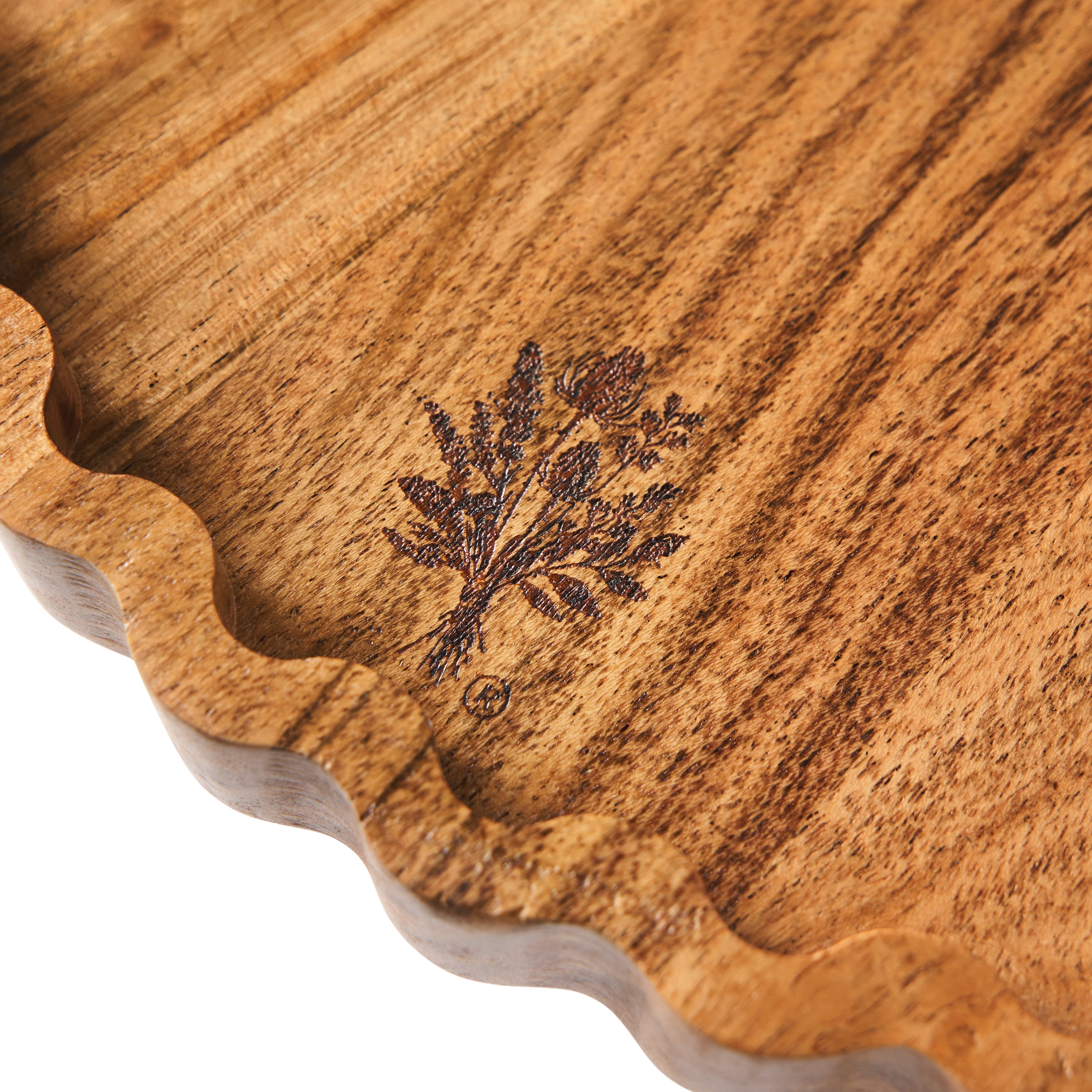 The Pioneer Woman Acacia Wood Lazy Susan, 12", Designed to Help with Tabletop Serving and Access