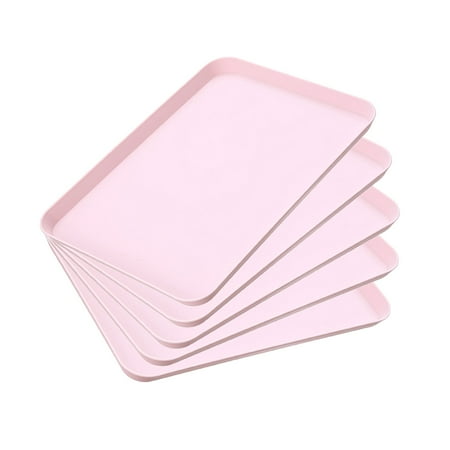 

Christmas decorations Fast Food Tray Rectangular Serving Trays Serving Tray For Indoor Fast Food Tray 5PCS fall decorations for home