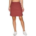 thumbnail image 3 of RBX Active Women's Golf/Tennis Woven Longer Length Flat Front Skort With Pockets, 3 of 5