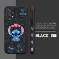 thumbnail image 3 of Case For Samsung Galaxy A91 A73 A72 A71 A53 A52 A51 A42 A33 AO3S 4G 5G Simple Liquid silicone Case Lilo And Stitch Angel Couple, 3 of 5