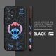 thumbnail image 3 of Case For Samsung Galaxy A91 A73 A72 A71 A53 A52 A51 A42 A33 AO3S 4G 5G Simple Liquid silicone Case Lilo And Stitch Angel Couple, 3 of 5