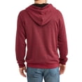 thumbnail image 3 of Men's El Capo Sherpa Hoody space dyed fleece with sherpa lining, full zip hoody, 3 of 4