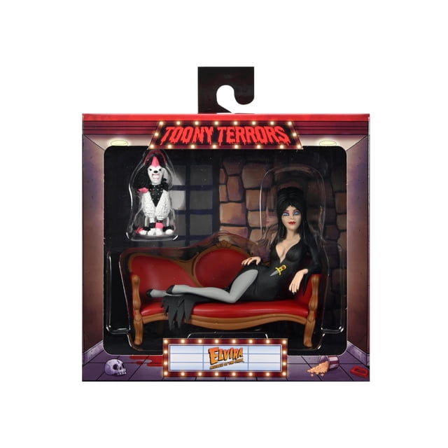 NECA - Elvira on Couch (Toony Terrors) 6 Action Figure Boxed Set