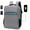 Light Grey, variant on Waterproof Outdoor Double Shoulder Usb Charging Anti Theft Backpack,Black
