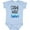 AE-Light Blue, variant on Crawl Walk Swim Wave Design Boys or Girls Baby Bodysuit