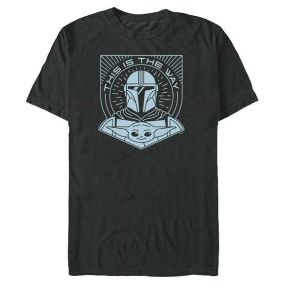 Star Wars The Mandalorian Season 3 Grogu The Way Hyperspace - Short Sleeve Blended T-Shirt for Adults - Customized-Dark Heather
