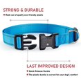 thumbnail image 2 of Minzimin 1Pcs Reflective Dog Collar with Buckle Adjustable Safety Nylon Collars for Small Medium Large Dogs, 2 of 7