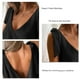 thumbnail image 3 of Top Con Tirantes Y Cuello En V, Blusa Holgada Sin Mangas Para Mujer, Elegante Para Ir De Compras Y Viajar, 3 of 7