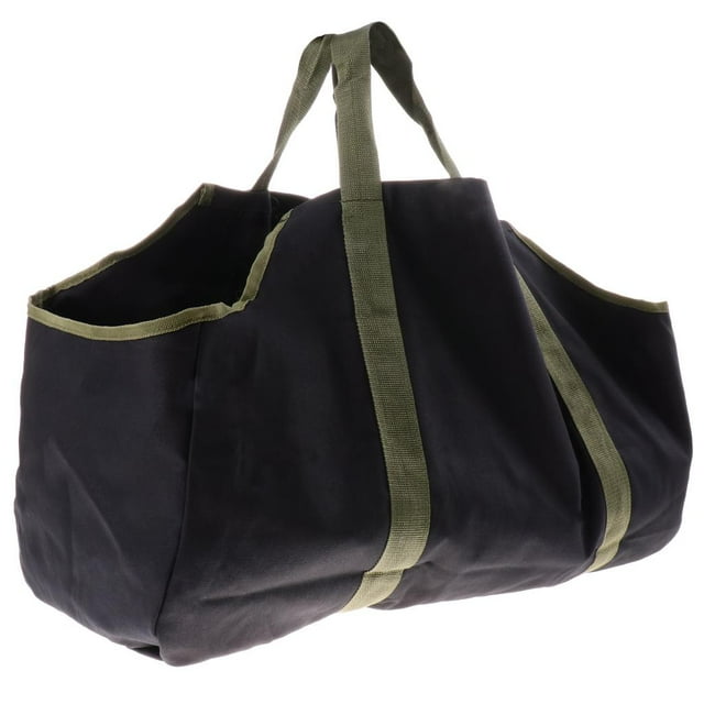 Bolsa de de Leña forma forma forma Estante de de Leña Portadores de Leña de Fuego Que Llevan para Exteriores DYNWAVEMX Portador de la chimenea de la leña