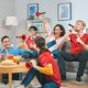 thumbnail image 5 of 1 campana de mano roja con mango de madera negro, campanillas de servicio de acero y metal de mano, campana de cena de llamada fuerte para mascotas, percusión musical, hogar, aula, escuela,, 5 of 5