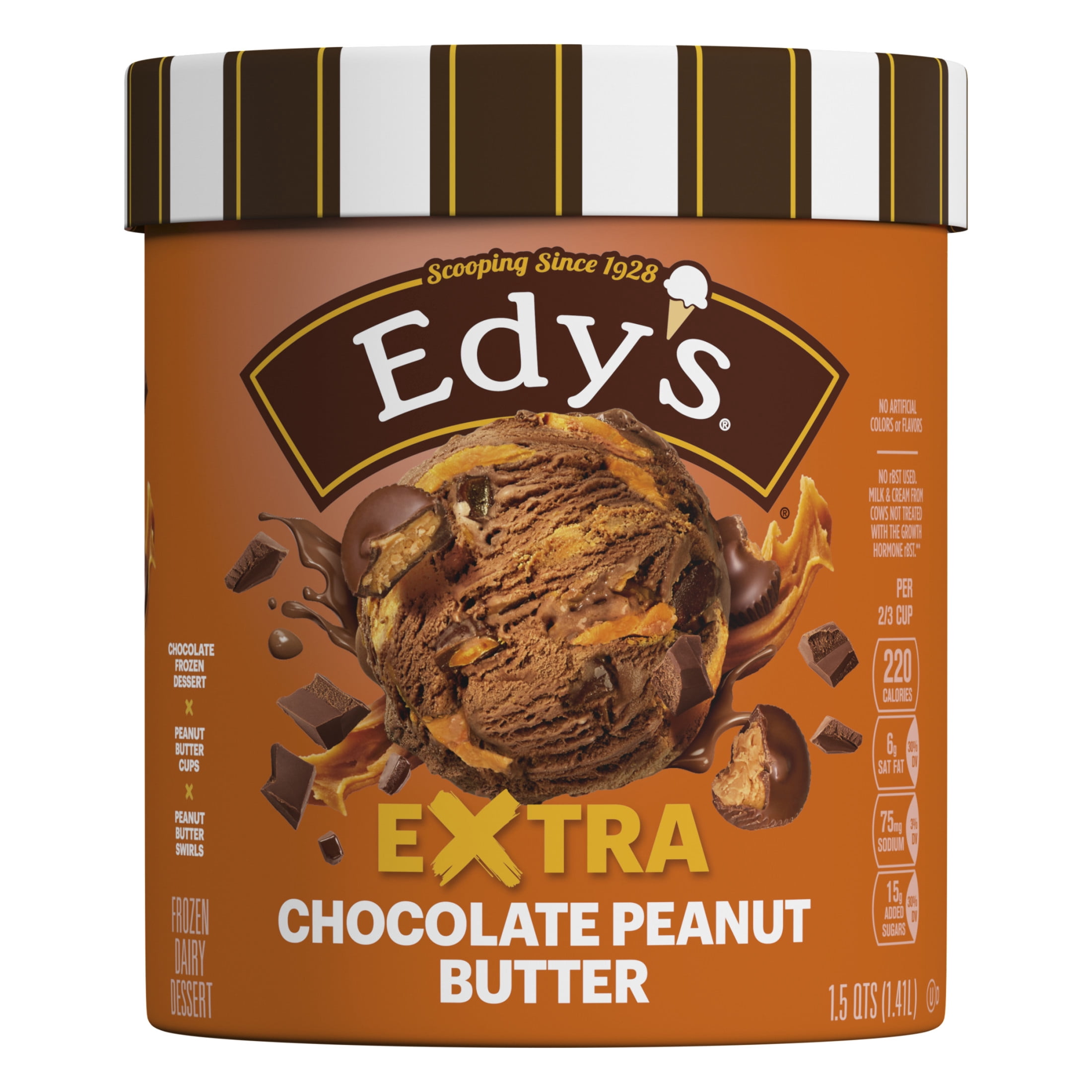 Edy’s/Dreyer’s Extra Chocolate Peanut Butter, 1.5 Qt