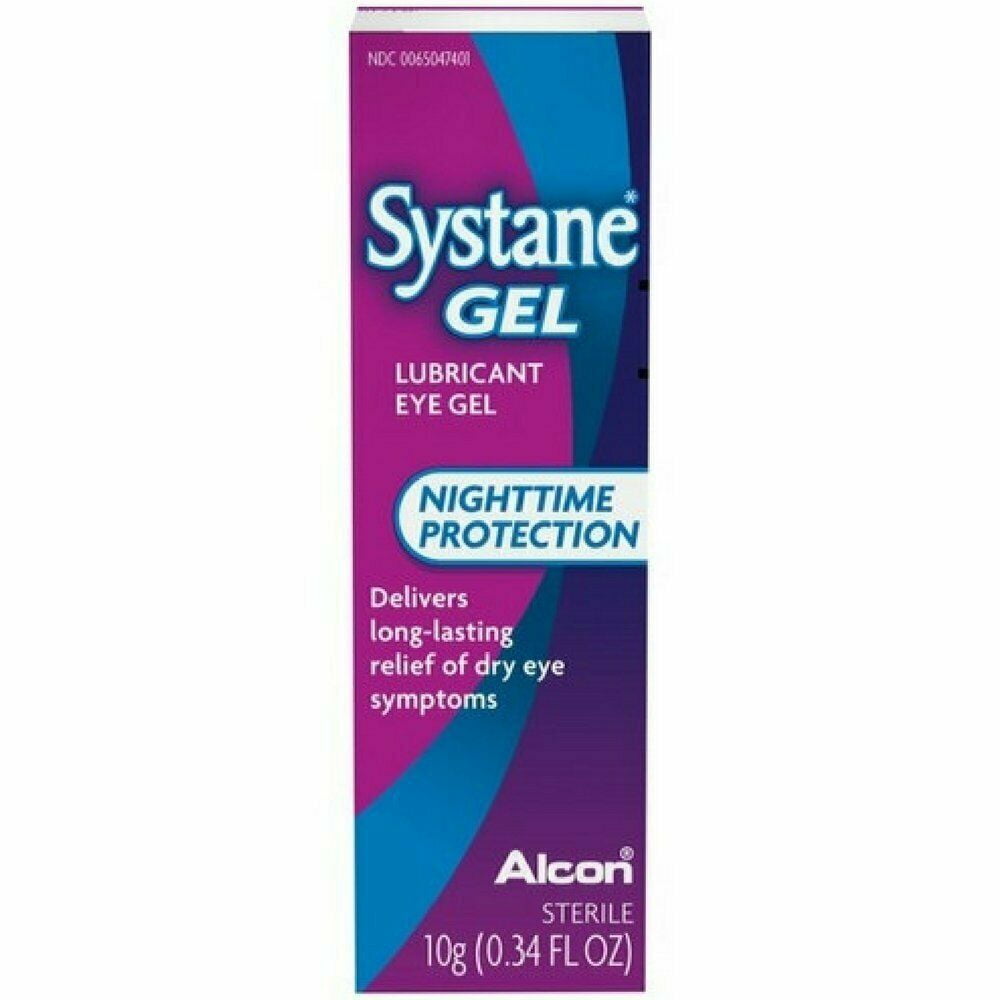 Systane Lubricant Eye Drop Gel For Nighttime Protection, 10G, 4Pack