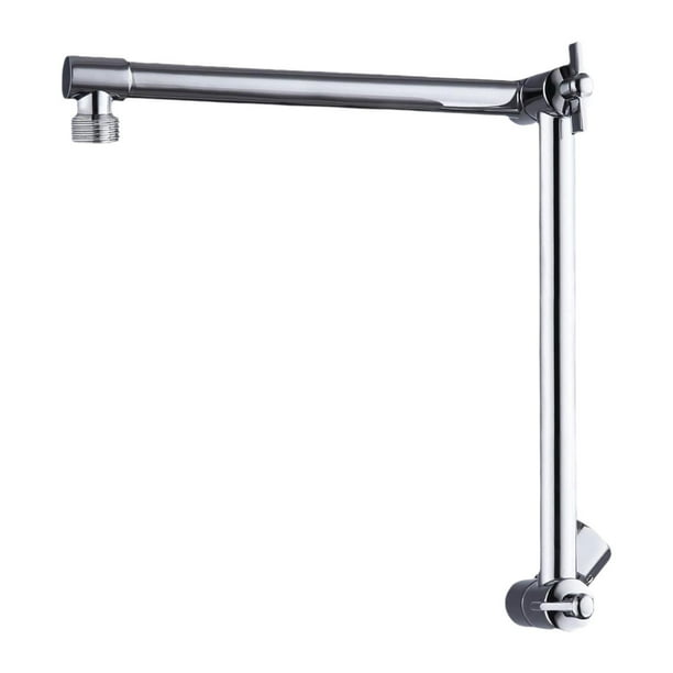 Brazo de extensión para ducha de baño, conexión universal G1/2 de 18'' Cromo