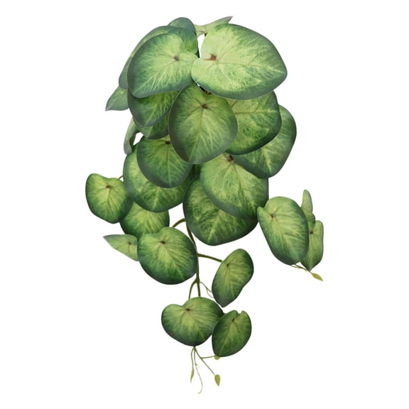 Eucalyptus Fake Pothos Hanging Plants - Artificial Hanging Plant Realistic Faux Pothos Vines for Indoor Décor, Lush Greenery for Home Wall Table Balcony Patio Office, Bathroom -1Pc(Green1,17.7x4")