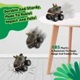 thumbnail image 2 of Juego de juguetes de dinosaurios para niños pequeños, Mini Monster Truck, coches de juguete para niños, regalos para niñas, 2 of 5