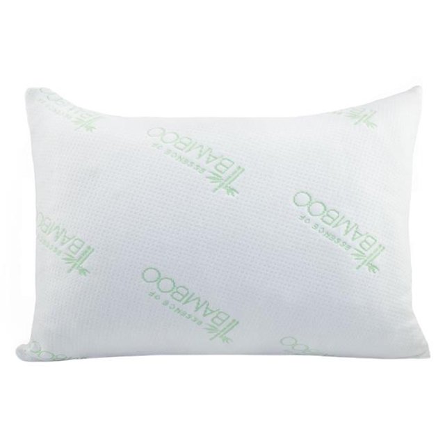 Cozy Home Pil-AdjBamboo-Std Adjustable Shredded Memory Foam Pillow, Standard Size