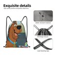thumbnail image 4 of Zufioo Scooby-Doo Print Sports Cinch Sack Gym String Bags Machine Washable Heavy Duty String Backpack for Men Women-Medium, 4 of 6