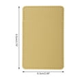 thumbnail image 2 of Unique Bargains 1 Pc Rectangular Makeup Mirror for Business Travel Gold Tone Stainless Steel, 2 of 5