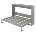 thumbnail image 4 of taoruifang Lit Escamotable Mural Format Grand, avec Armoire Gris, 4 of 11