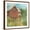 Brown Frame, variant on Art.com Barn Orchard Art Print by Sue Schlabach, White Frame Wall Art, 38" x 38"