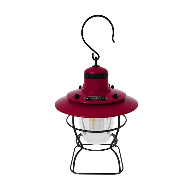 LED Vintage Lantern Rechargeable, Indoor/Outdoor Hanging Decor Lantern