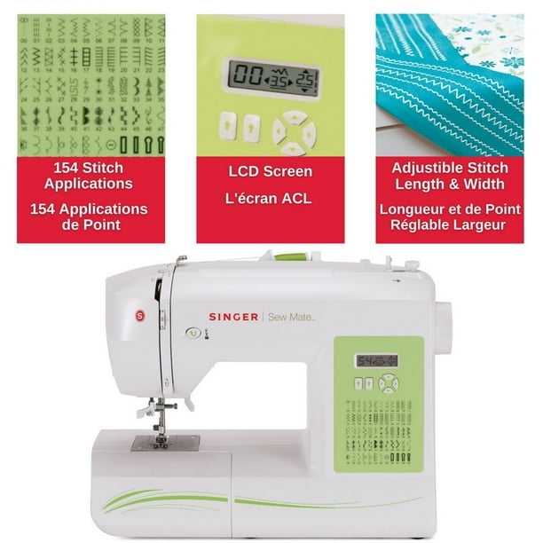 SINGER® SEW MATE™ 5400 Computerized Sewing Machine - Walmart.ca