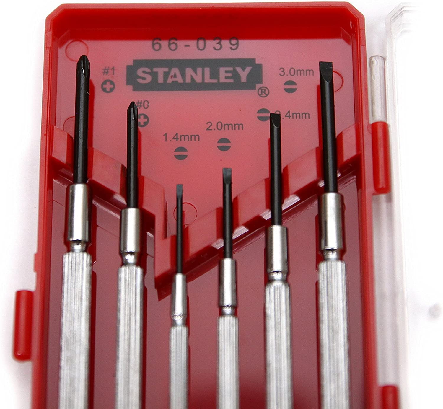 Stanley 1-66-039 Precision Screwdriver Set (6-piece), Multicolor