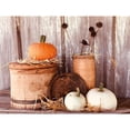 thumbnail image 3 of Smith, Anthony 14x12 Black Modern Framed Museum Art Print Titled - Autumn Pumpkins, 3 of 5