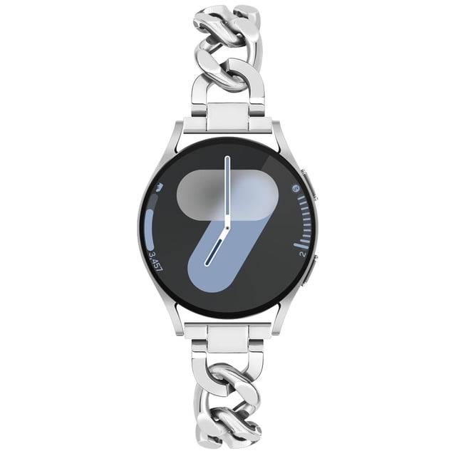 Correa para Reloj G-ficu Galaxy Watch 7 6 5 4 FE Plata Cadena Cowboy para Mujer