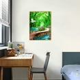 thumbnail image 2 of Cuadros Decorativos 5D bosque puente mosaico diamante pintura dibujo completo redondo taladro DIY arte artesanía Ehuebsd Nuevos Originales, 2 of 5