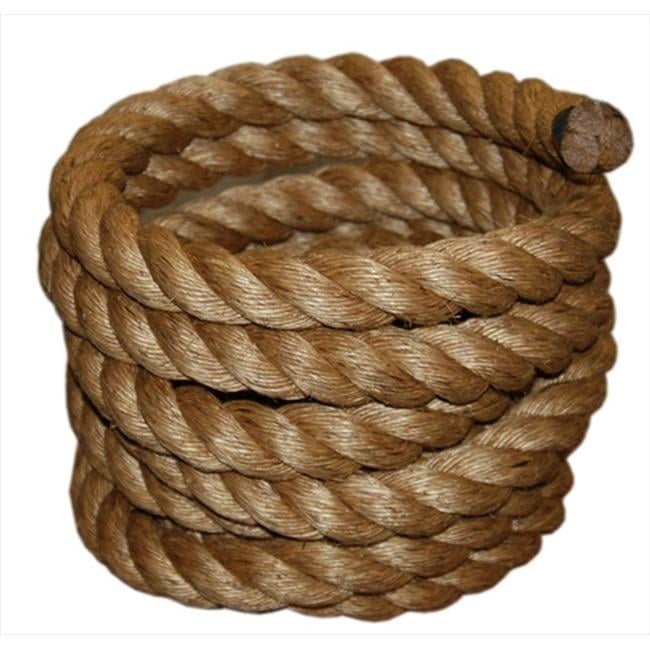 T.W Evans Cordage 30-003 3/8-Inch by 600-Feet Pure Number-1 Manila Rope 