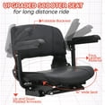 thumbnail image 3 of Dragon Mobile EX 4 Wheel Compact Mobility Scooter for Adults & Seniors - Airline & Cruise Suitable Power Scooter with Foldable Wide Seat - Blue, 3 of 6