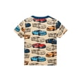 thumbnail image 6 of WIBACKER 3-8Y Toddler and Little Boys 2-Piece Sports Car Pajamas Set 100% Cotton Short Sleepwear Kids Summer Pjs, 6 of 12