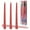 Red, variant on FCMSHAMD 9.8 inch White Taper Candles-Unscented Dripless（4 Pack）