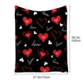 thumbnail image 3 of PEONAVET Valentines Throw Blanket,Soft Flannel Lightweight Throw Blanket for Couch Sofa All Seasons Cozy Warm Blankets for Kids Adults Use On Sofa Couch Bed Office, 3 of 9