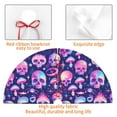 thumbnail image 4 of Sikiie Skull rainbow color 30-48 inches {designName} Print Christmas Tree Skirt Snowman Xmas Tree Skirt with Edge Christmas Decorations for Holiday Party48", 4 of 7