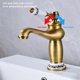 thumbnail image 4 of Grifo de Lavabo Bearachild Cerámica Cobre Estilo Simple Bronce Tipo 1, 4 of 6