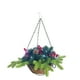 thumbnail image 1 of Cesta Colgante De Navidad Artificial Con Conos De Pino, Bayas Rojas, Luces Led Blancas, Decoración Para Jardín De Césped Interior Al Aire Libre Eigraketly HA039026-00, 1 of 6