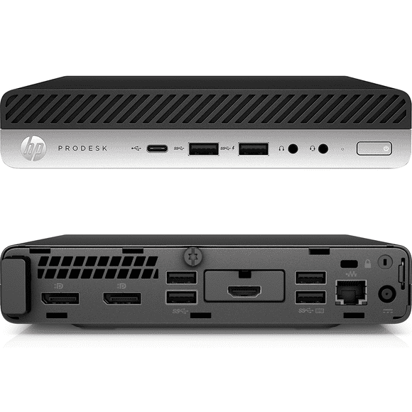 CPU Alto Rendimiento HP EliteDesk 800 G4 Mini Core i5 8va Gen 16GB RAM 240GB SSD Empresarial