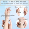 thumbnail image 3 of Pulsera SAM & LORI Friendship para mujer de acero inoxidable, 3 of 6