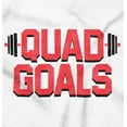 thumbnail image 2 of Quad Goals Weightlifting Barbell Hoodie Sweatshirt Women Men Brisco Brands L, 2 of 6